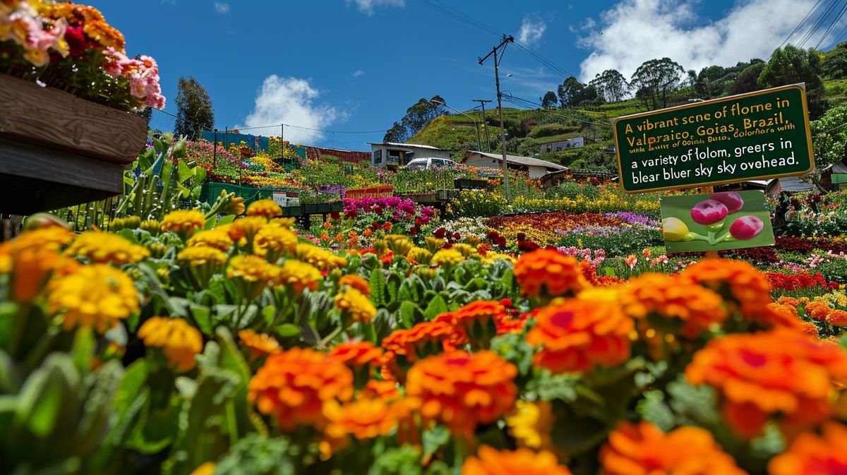 Arreglo de flores variadas en floricultura Valparaíso GO, ideal para decoración y regalo